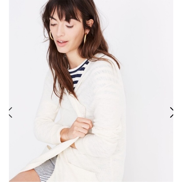 Madewell Ryder Cream Open Cardigan - Picture 3 of 7